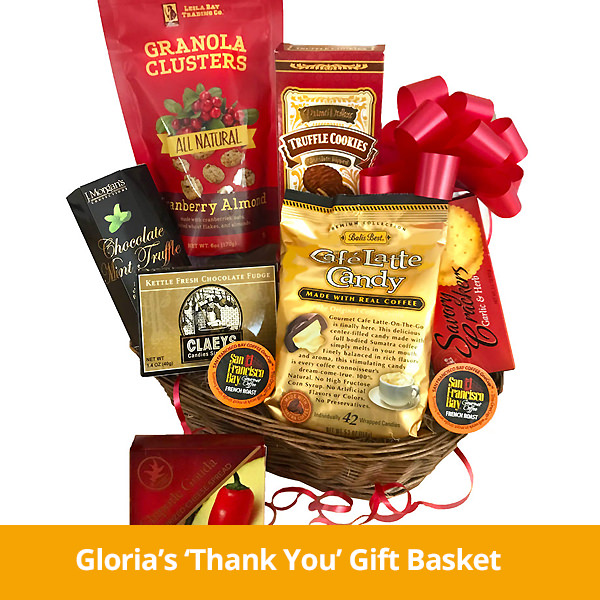 Gloria's Thank You Gift Basket